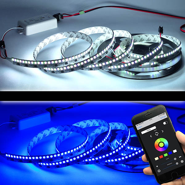 WS2811 DC12V 44LEDs/Ft Programmable LED Strip Lights, Addressable Flexible LED Light Strips, LED Christmas Holiday Lights,288LEDs 5.65Ft Per Roll WS2811 DC12V 44LEDs/Ft Programmable LED Strip Lights, Addressable Flexible LED Light Strips, LED Christmas Holiday Lights,288LEDs 5.65Ft Per Roll